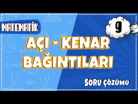 9. Sınıf Matematik -  Açı - Kenar Bağıntıları Soru Çözümü | 2022