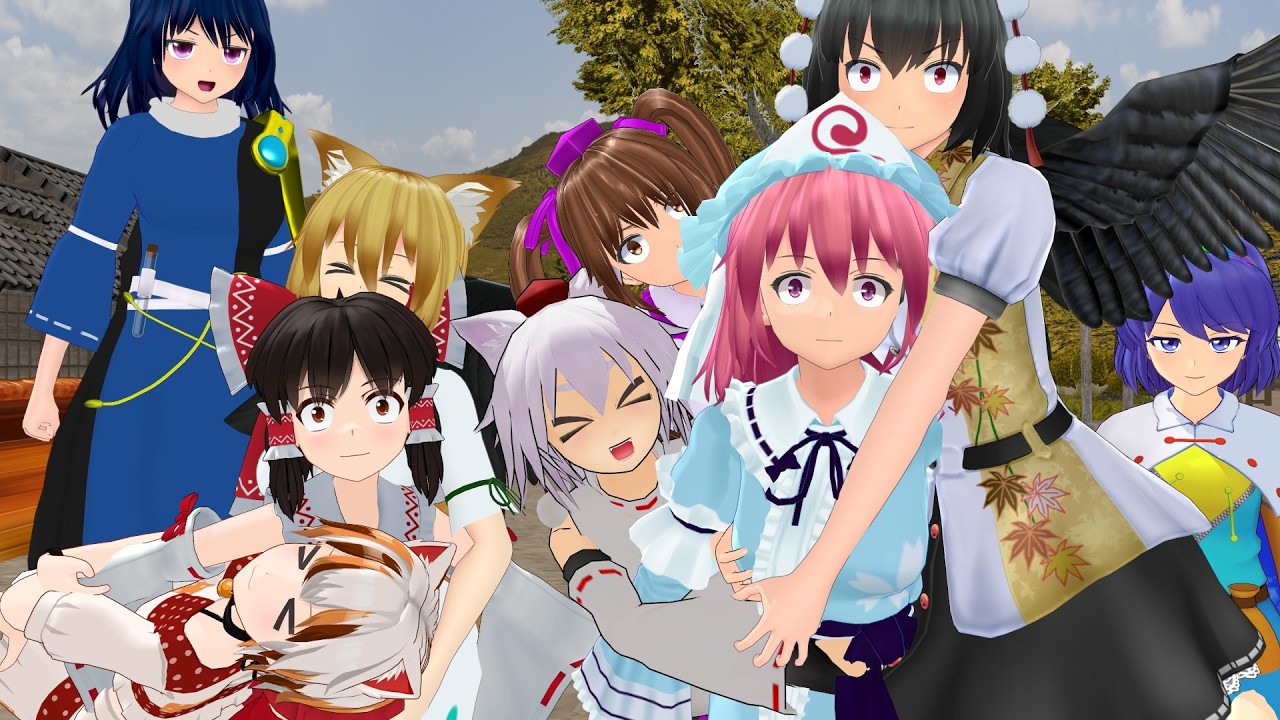 【東方MMD】飯綱丸様、４１度目の暴走【ＭＭＤ紙芝居】【飯綱丸龍】【射命丸文】【姫海棠はたて】【犬走椛】【黙れ射命丸】【おばにわん】東方mmd