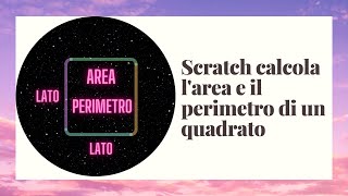 Programma di calcoli: Area e Perimetro di un quadrato