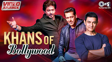 Khan's Of Bollywood | Shah Rukh Khan, Salman Khan, Aamir Khan | 90's Romantic Songs | Video Jukebox