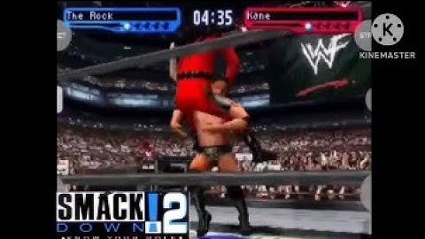 WWF SmackDown 2 Know Your Role : The Rock 🤨 VS Kane 🔥 - I Quit Match 🎤