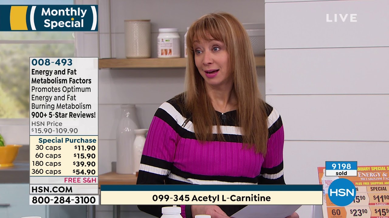 Energy Fat Metabolism Factors 30 Capsules Youtube