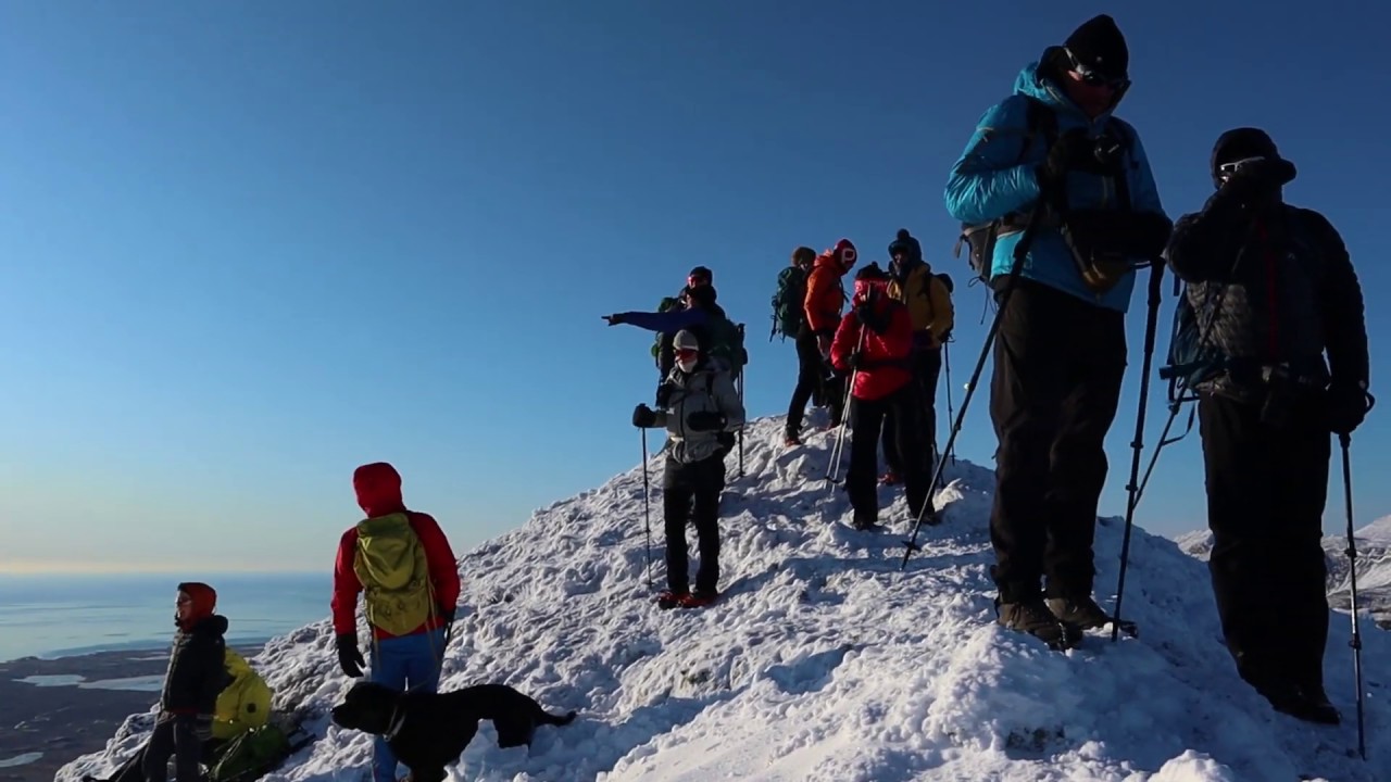 Hiking on Elliðatindar — Elliðatindar, Iceland — video poster