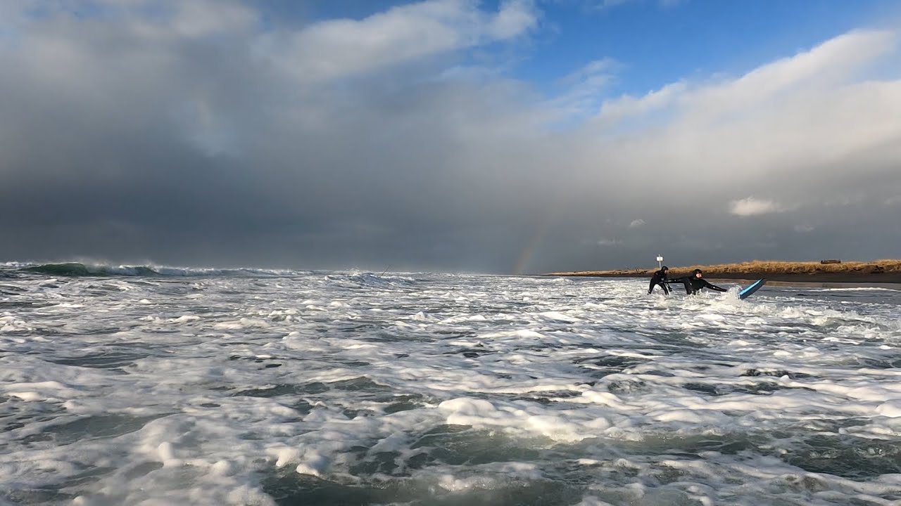 First time surfing in Ocean Shores, WA | GoPro Hero 9 4K - YouTube