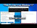 FIX 100%-"This Pc Can't run Windows 11"- with a Single CMD Command!(2026)
