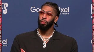 Anthony Davis Talks Game 3 Win vs Warriors, Postgame Interview