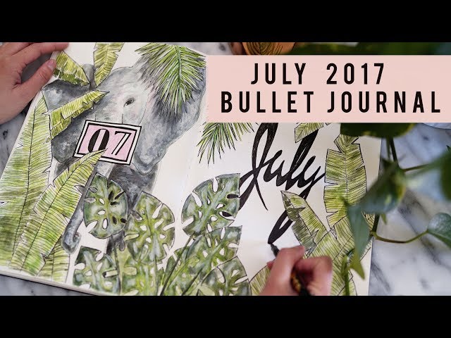 PLAN WITH ME | JULY 2017 BULLET JOURNAL | ANN LE 