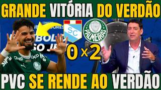 PVC surrenders to Palmeiras and lavishes praise after great victory in the Libertadores Cup / Pal...