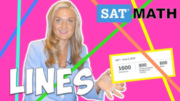 Lines & Linear Equaions for SAT Math [ SAT Math Tips ]