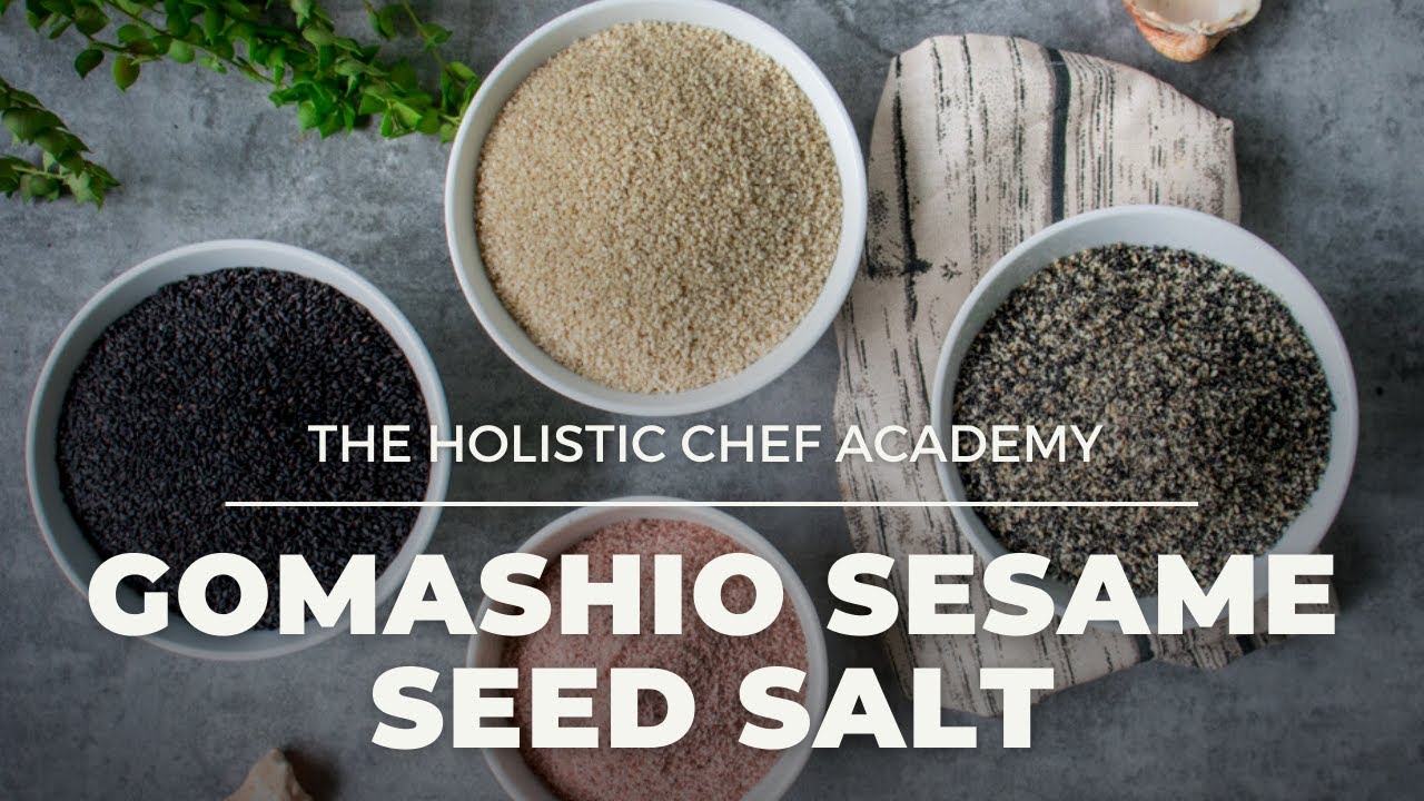 How to make Gomashio: Japanese Sesame Salt with seaweed