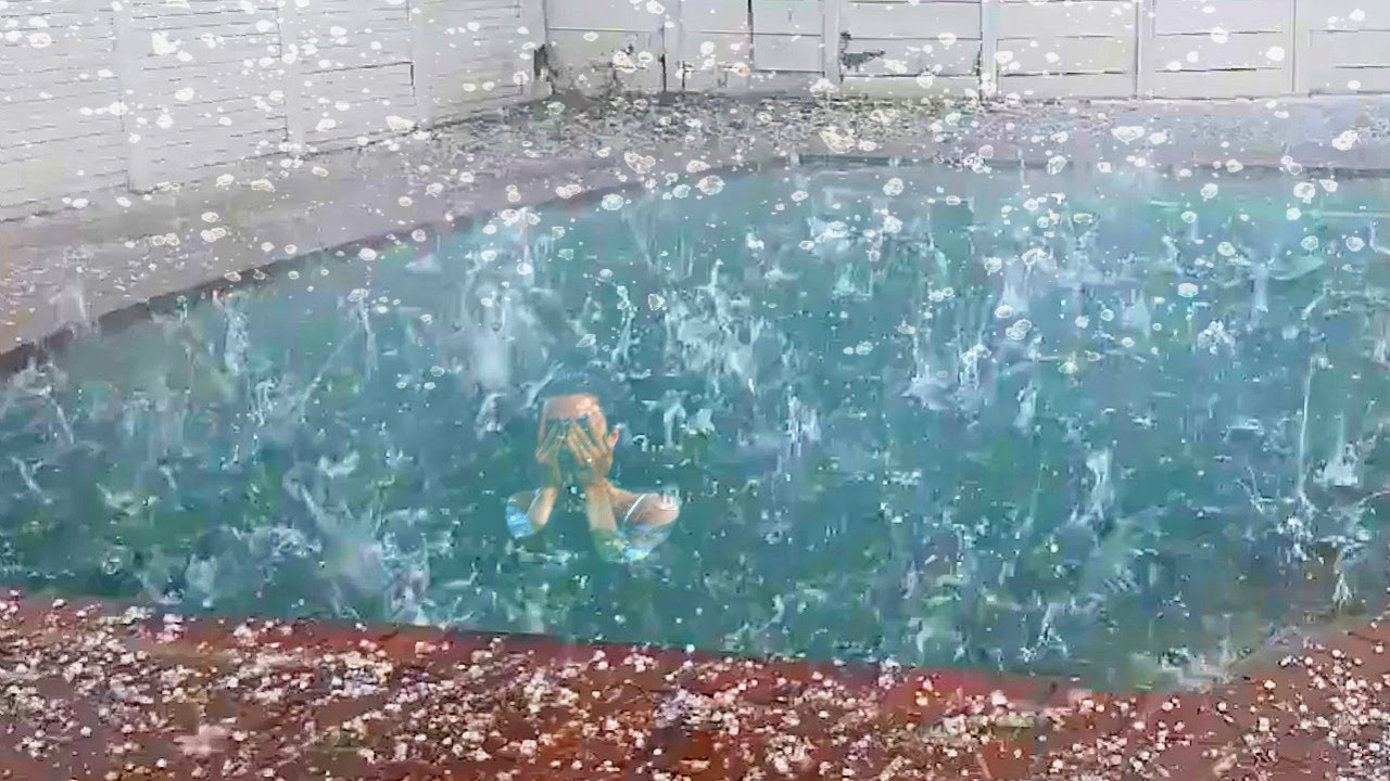 CRAZY Hail hits Texas, USA again. Severe Weather US today. - YouTube