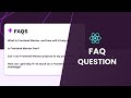 Here is how to Add an FAQ to your website with React | Frontend mentor