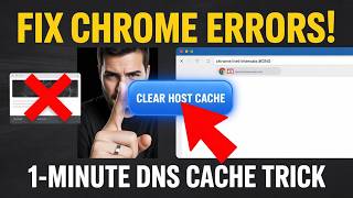 FIX Chrome Not Loading Websites! (How to Clear DNS Host Cache NOW!)