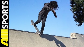 How To Backside Noseblunt, Steven Reeves, Alli Sports Skateboard Step By Step Trick Tips