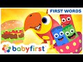 Toddler Learning Video w Color Crew & Larry | Learn ABC Alphabet & Food Names for Kids | BabyFirst