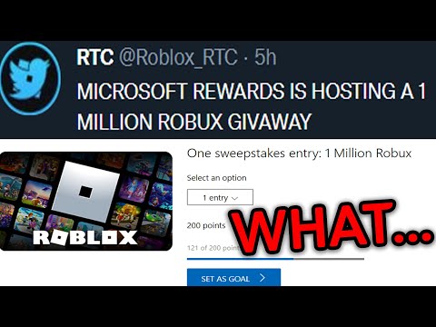 MICROSOFT IS GIVING AWAY 1 MILLION ROBUX. WHY LOL 