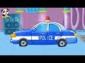 パトカー はたらくくるま パズル★子供向け警察ごっこ | 赤ちゃんが喜ぶアニメ | 動画 | BabyBus