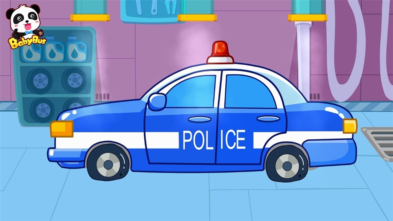 パトカー はたらくくるま パズル 子供向け警察ごっこ 赤ちゃんが喜ぶアニメ 動画 Babybus Youtube
