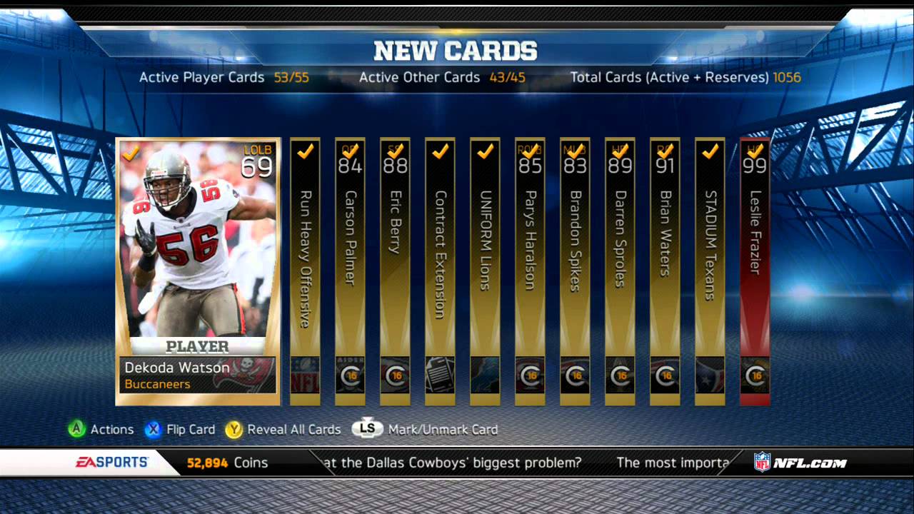 Madden 13 Ultimate Team Pulling Easter Packs
