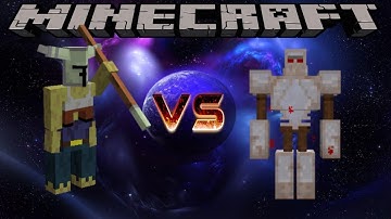 GOBLIN KNIGHT VS CARMINITE GOLEM - MINECRAFT 1.12.2 (MOB BATTLE)