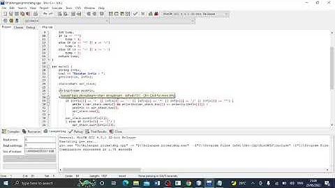 Penjelasan program Infix ke postfix dengan c++ ~ UAS Praktik Sttruktur Data ~MI-2A