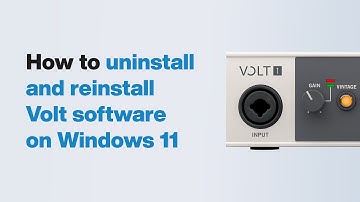 UA Support: How to Uninstall and Reinstall Volt Software on Windows 11