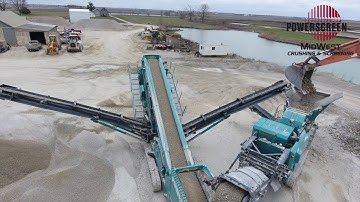Limestone Crushing with Powerscreen
