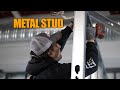 How to build a metal stud wall