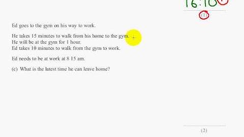 Edexcel GCSE Maths Linear Foundation   P2 Cal   June 2012   Q11abc