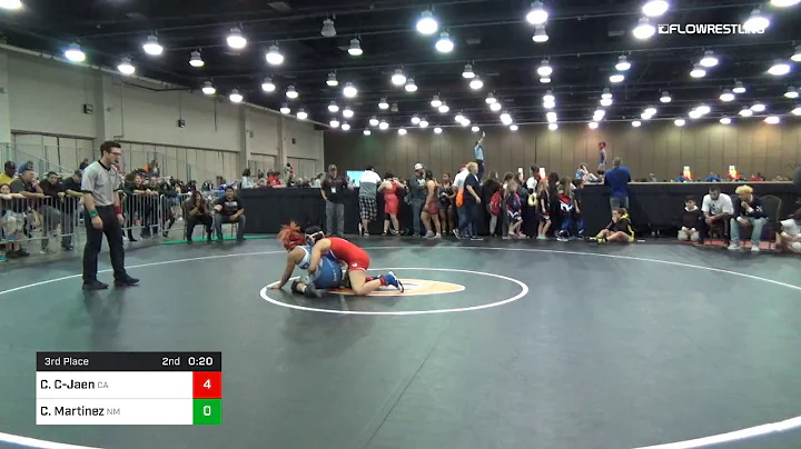 127 Lbs 3rd Place Christina ContrerasJaen Team Cal...