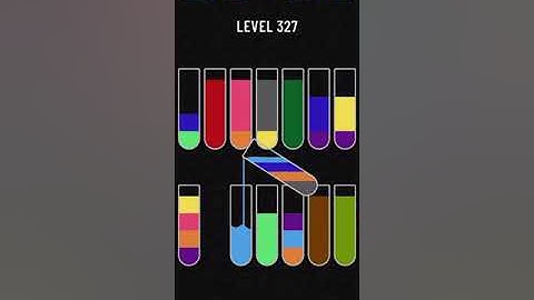 Water Sort Puzzle level 327