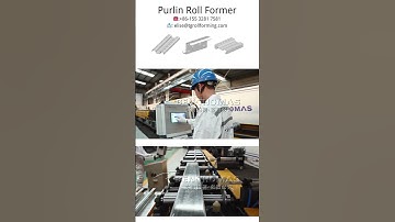 Machines for the production of C, Z, U Omega Sigma profiles / metal purlin roll forming machine