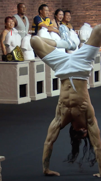 Betcha can't do a one-handed handstand! #PhysicalAsia #Netflix