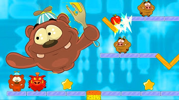 Hungry Little Bear Om Nom 🐻 Gameplay Walkthrough Part 3 All Levels (iOS, Android)