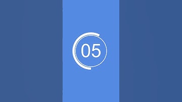 10 second timer countdown video royal blue and sky blue portrait video 🕒️