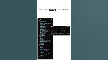 How to make animated menu using HTML CSS #navbar #menu #learnhtmlandcss #webdesign #shorts #coding