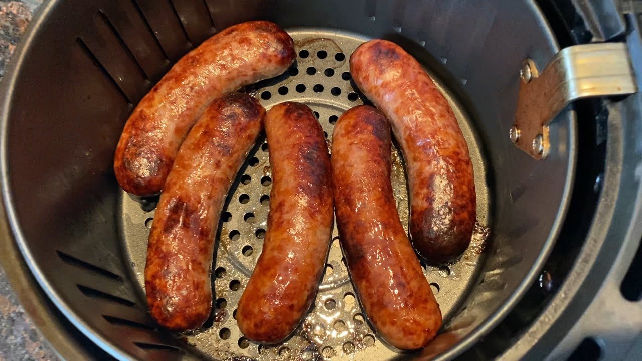 How to Cook Johnsonville Cheddar Brats in the Air Fryer - Mindy's Cooking  Obsession