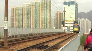 [HD] The Light rail Vehicles 2nd generation (Kawasaki) fleet no. 1076+1203 at Hoi Wong Road