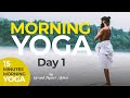 Morning yoga day 1  with grand master akshar