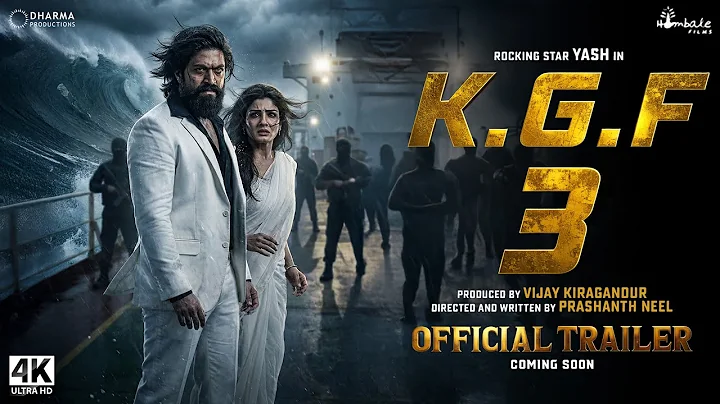 KGF 3 : Official Trailer (2026) | Yash, Raveena Tandon | Prashant Neel | Hombale Films