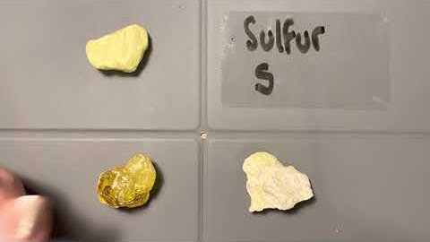 Minerals : Native Elements - Sulfur