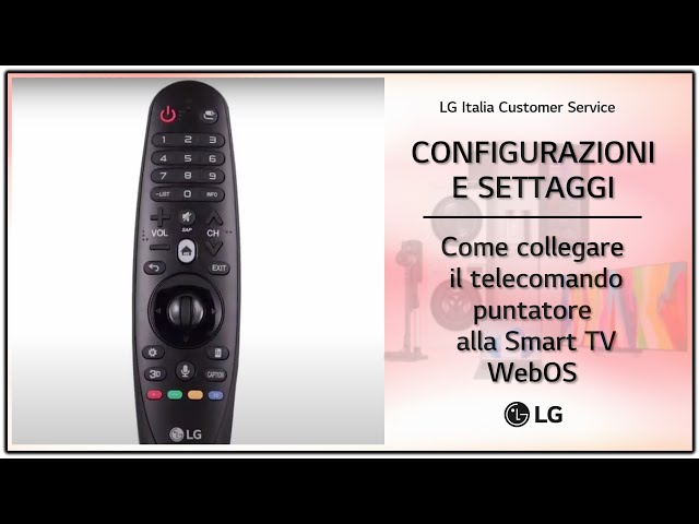 LG TV  How to connect the pointer remote control to the WebOS Smart TV 