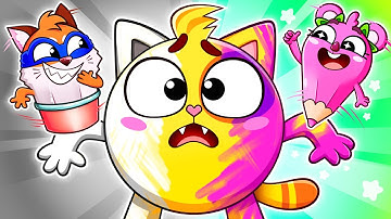 Find My Colour | Funny Drawing Pencils 🌈 Funny Kids Songs 🐱🐨🐰🦁 And Nursery Rhymes by Baby Zoo