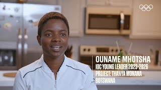 Meet the IOC Young Leaders 2023-2026 – Ouname Mhothsa from Botswana