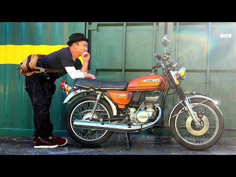 1974年【 SUZUKI GT125 】エンジン始動！！ - YouTube