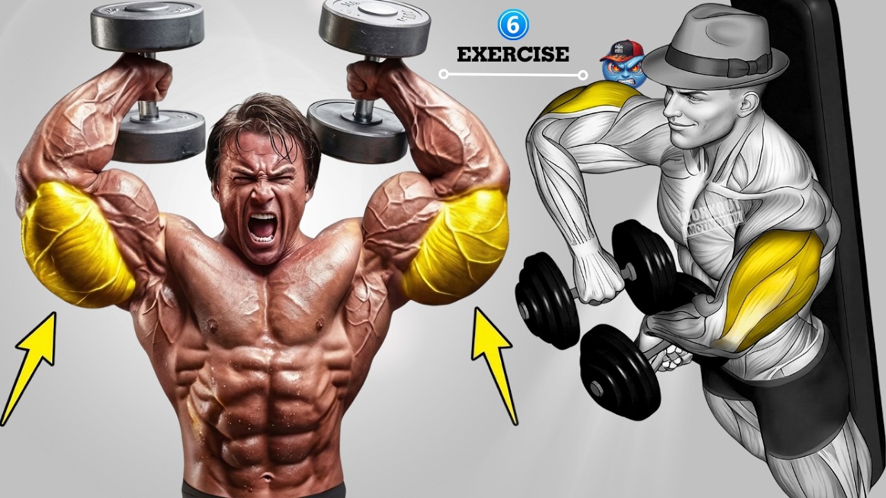 6 Best Dumbbell Triceps Exercises at Home