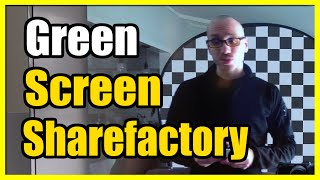 How to Add a Chroma Key Green Screen to Video on Sharefactory PS5 (Camera Blue or Green Screen)