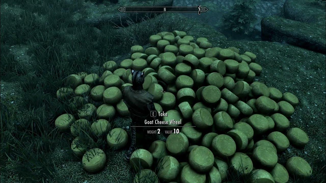 Spawning Cheese in Skyrim Everyday Until The Elder Scrolls 6 Releases