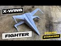 Star wars xwing fighter origami tutorial  how to make skywalker plane origami  rebel alliance