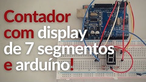 Display de 7 segmentos com arduíno!! || CONTADOR com DISPLAY DE 7 SEGMENTOS!! || ARDUÍNO #15
